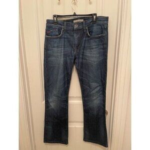 Joe's Jeans Women W33‎ Long Blue The Rocker Bootcut Denim BOOTCUT JAPENESE DENIM
